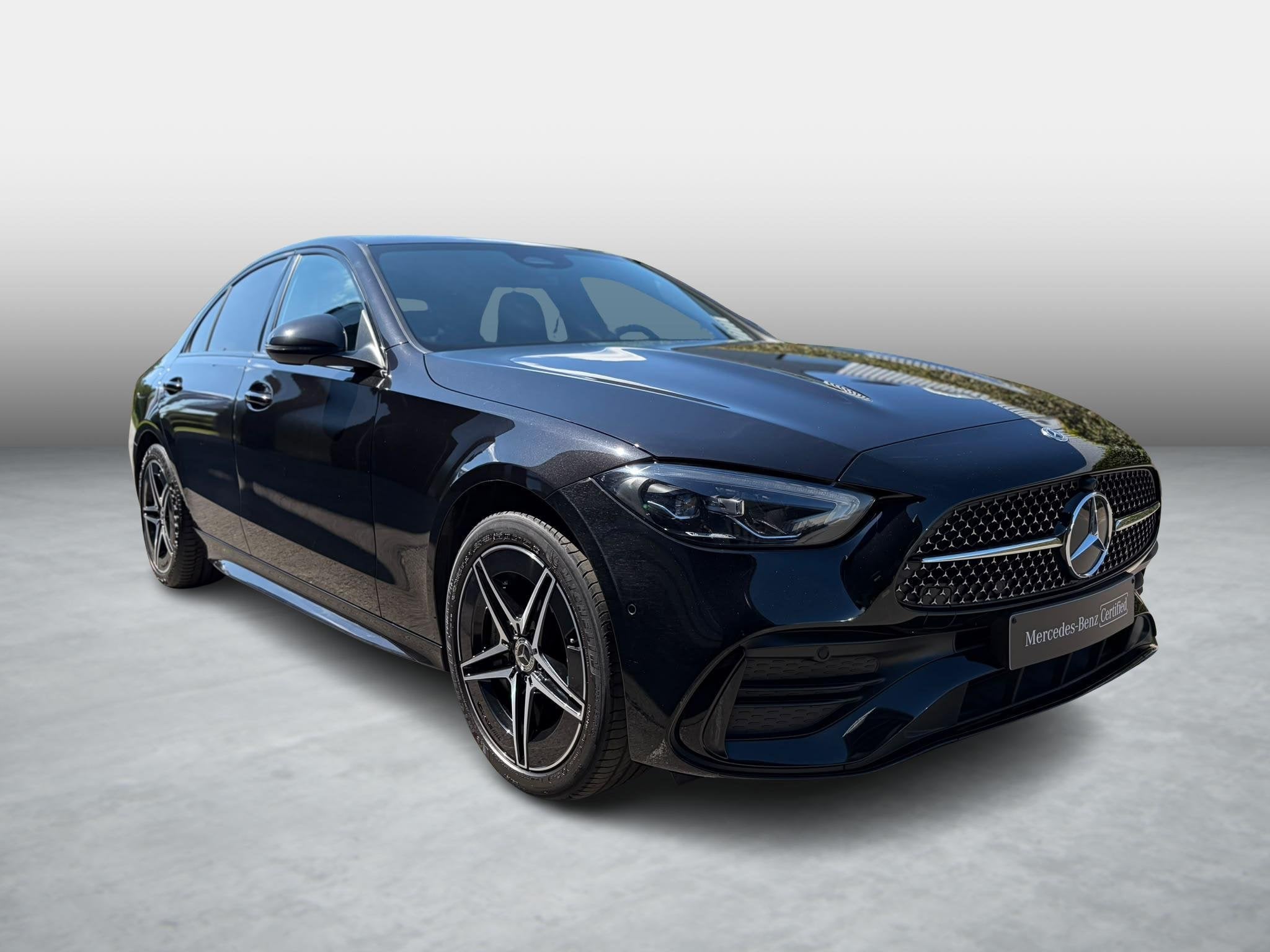 Mercedes-Benz C-Klasse 300 e AMG Line + CARPLAY + LED + CAME, Autos, Achat, 1800 kg, 4 portes, Noir