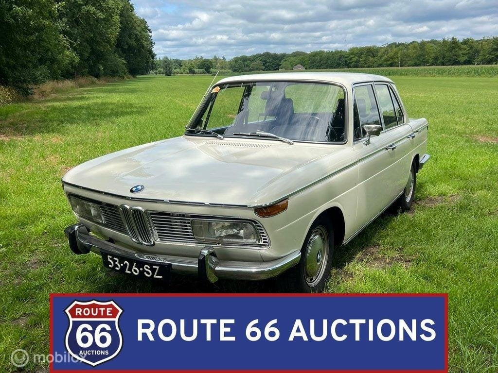 BMW 2000 Automatic | Route 66 Auctions, Auto's, Zwart, Bedrijf, Handgeschakeld, Overige carrosserie