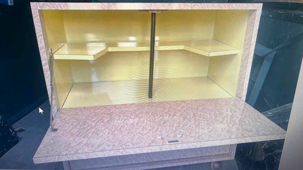 Meuble de bar des années 60 et 70 en formica vintage, Enlèvement