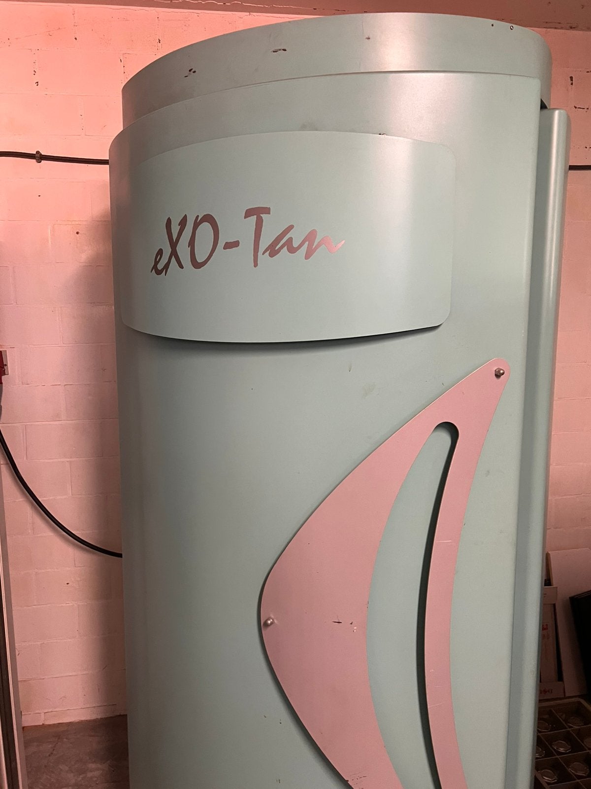 Staande zonnebank 54 lampen 380v, Ophalen, Gebruikt, Overige modellen, 15 lampen of meer