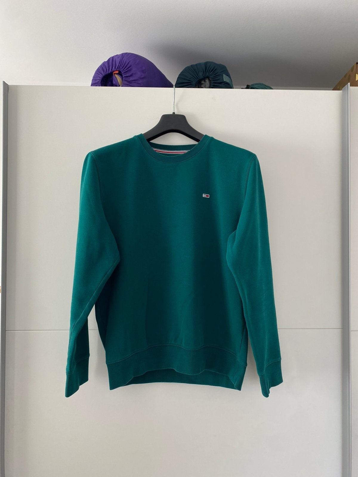 Tommy jeans pull large, Ophalen of Verzenden, Zo goed als nieuw, Maat 52/54 (L), Groen