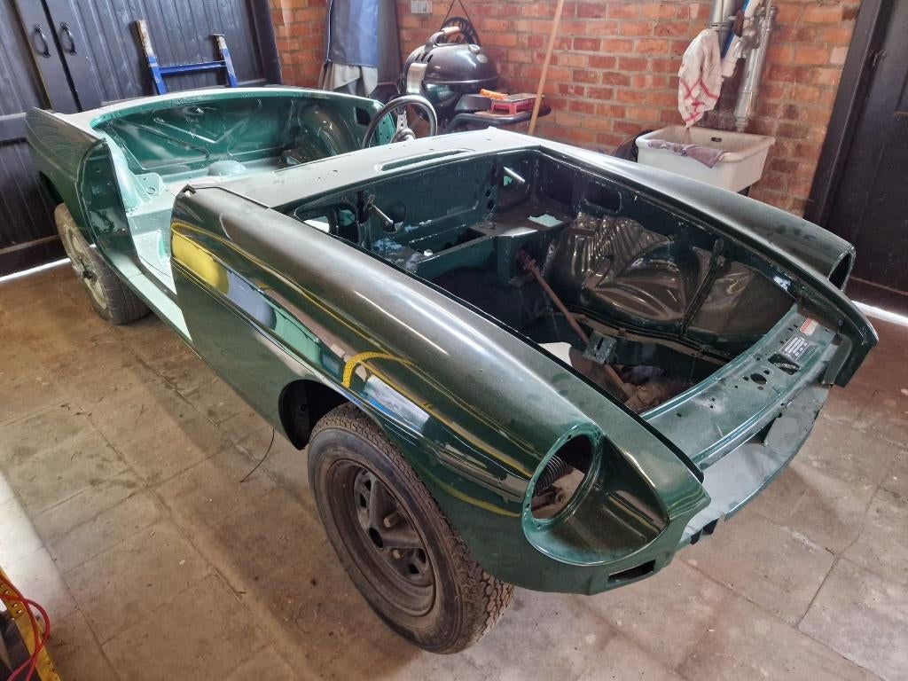 MGB Project – Nieuw chroom & plaatwerk inclusief, Autos, MG, Cuir, B, Achat, Boîte manuelle
