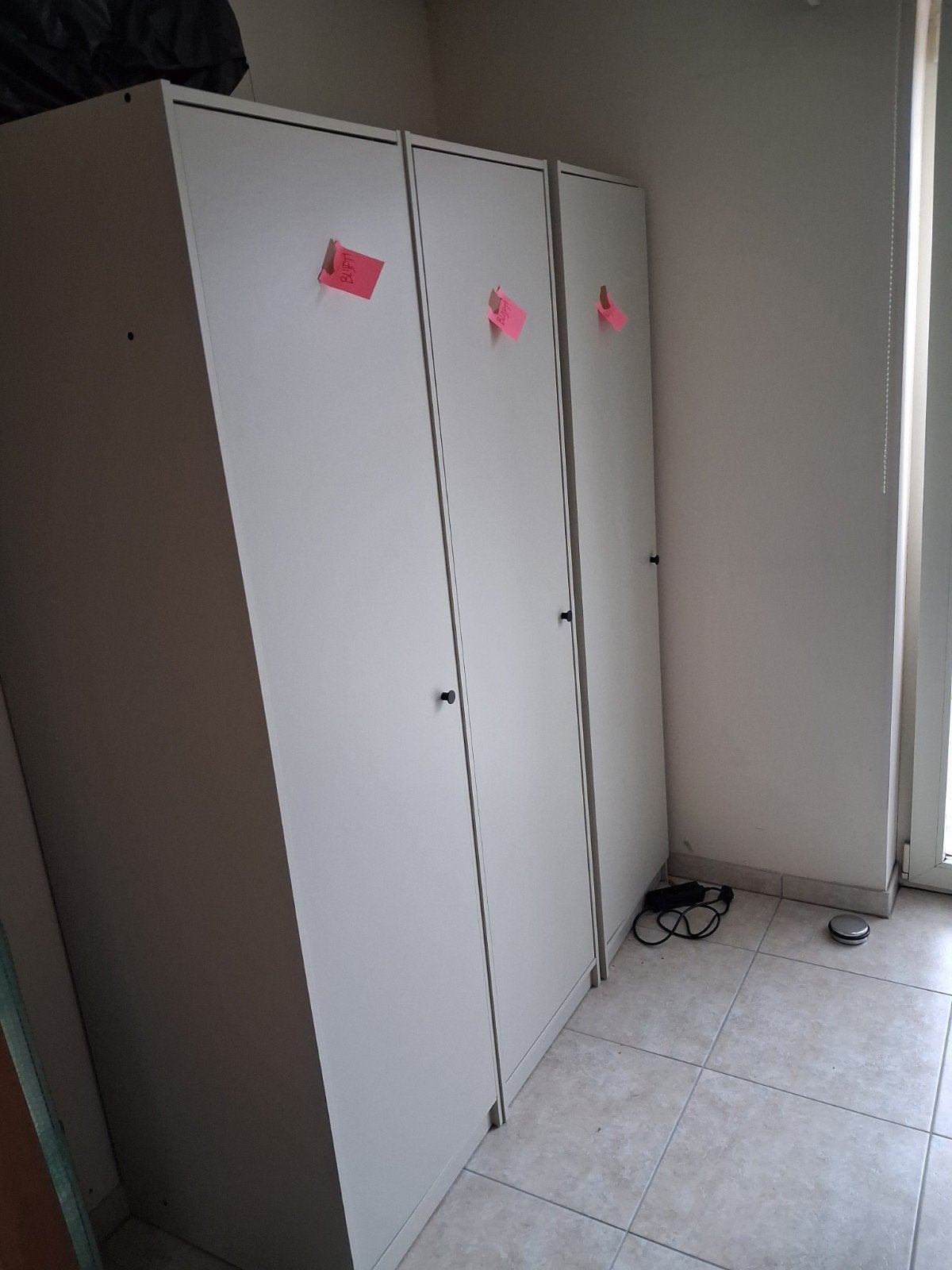8 lichtbeige IKEA GURSKEN kledingkasten, Huis en Inrichting, Ophalen, Zo goed als nieuw, Met deur(en)