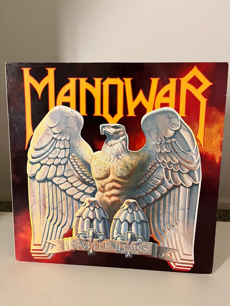 LP Manowar “Battle Hymns”, Ophalen of Verzenden, Gebruikt