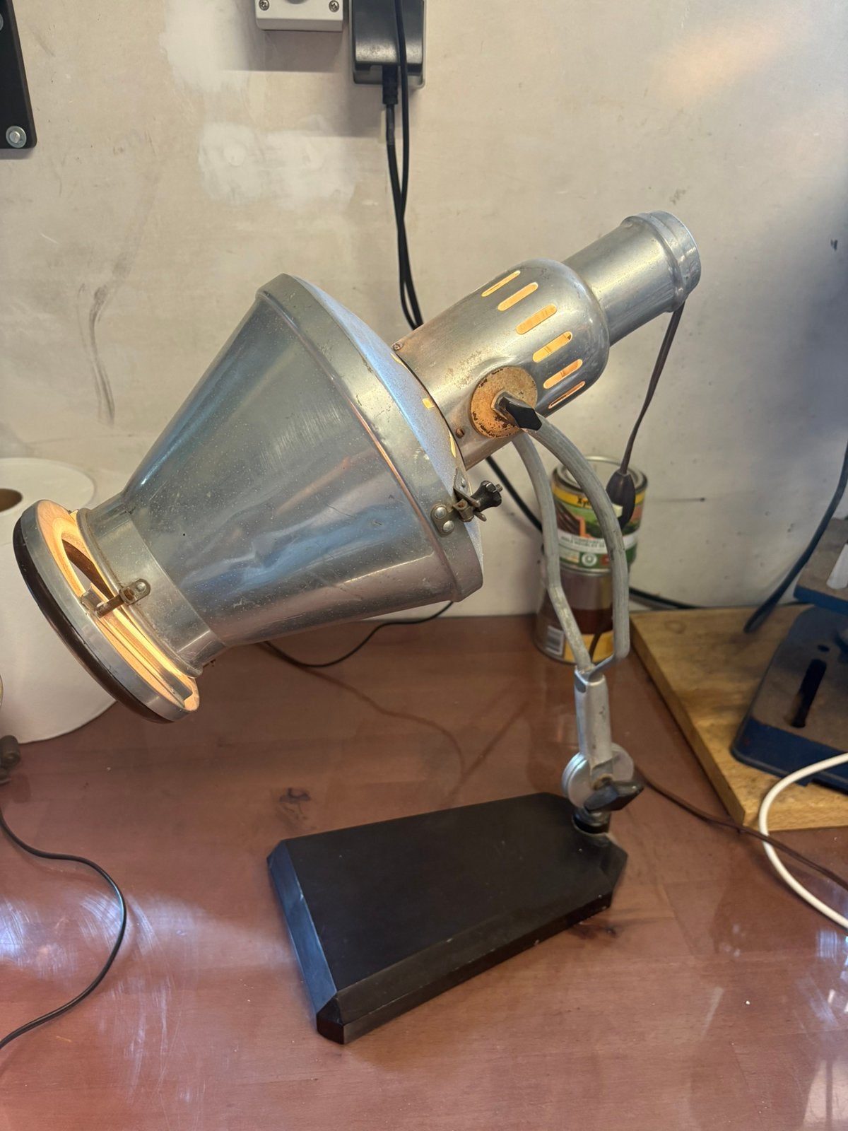 Antieke lamp, Ophalen, Gebruikt