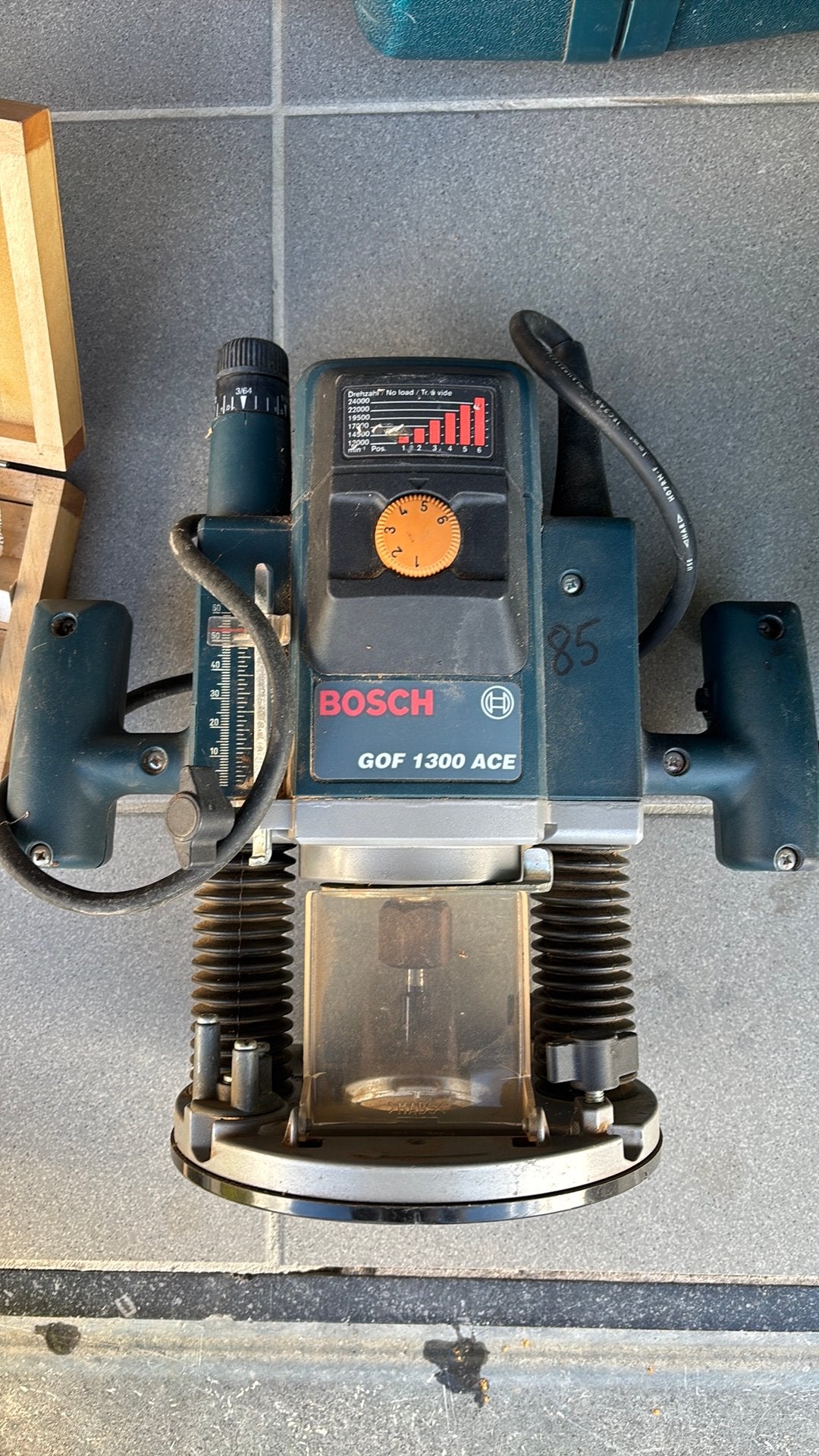 Defonceuse Bosch Bleu GOF 1300 ACE, Doe-het-zelf en Bouw, Ophalen, Gebruikt