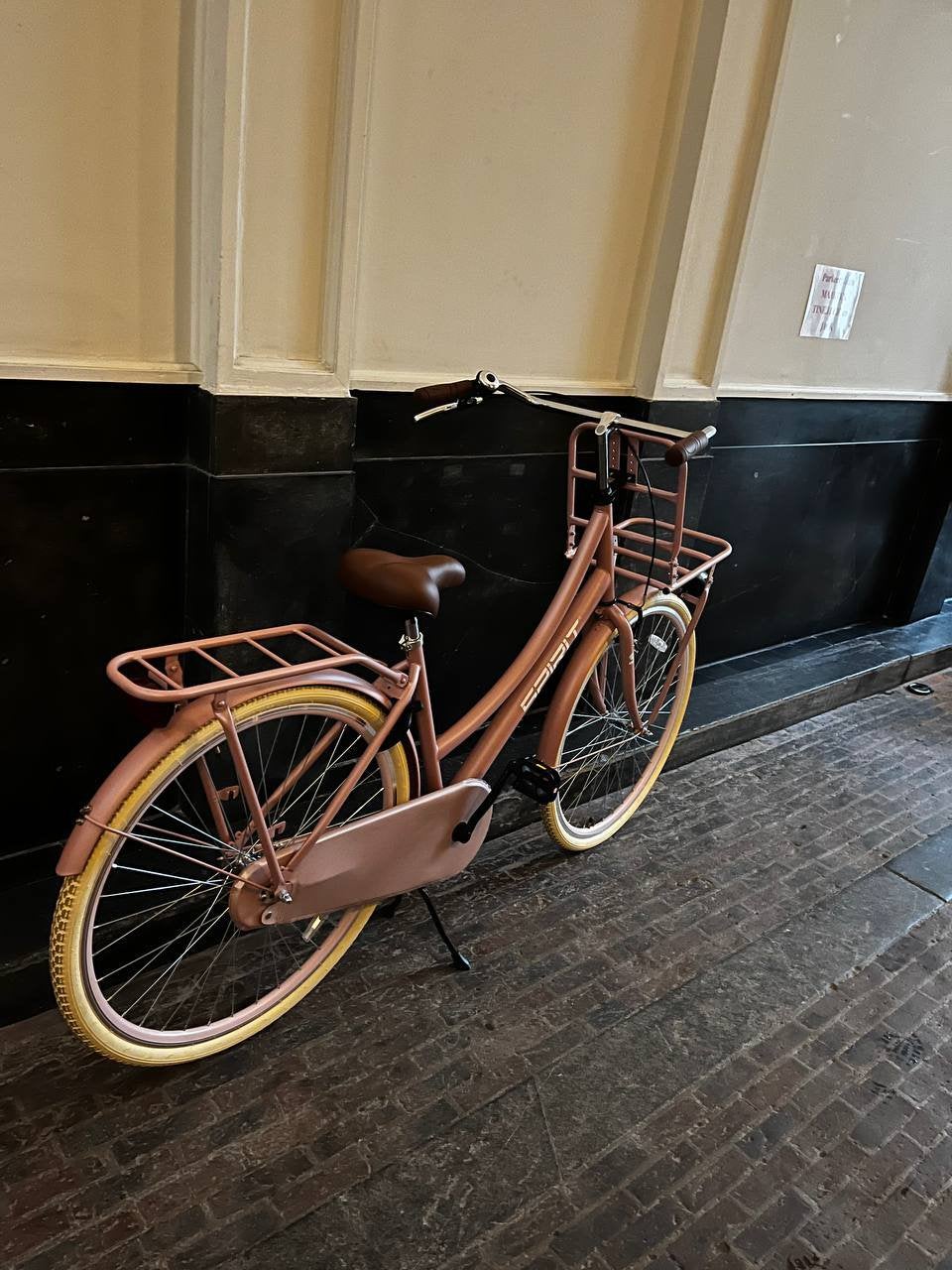 Spirit fiets, Ophalen, 24 inch, Schijfrem, Handrem