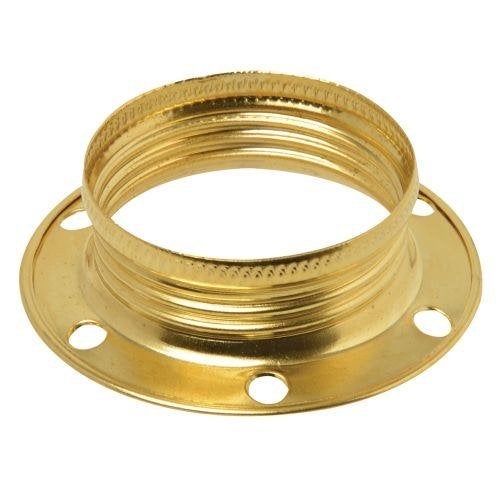 Metalen ring tbv E14 fitting, messing, buitendia.42.mm (100, Verzenden