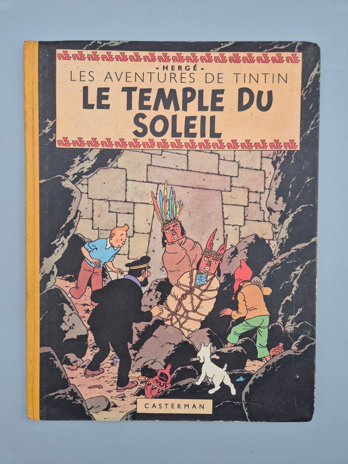 Kuifje: De Tempel van de Zon 1949 | EO B3 | 2 Inca-symbolen, Boeken, Ophalen of Verzenden