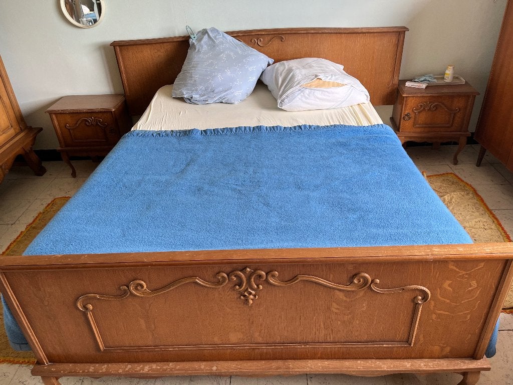 Lit, 210 cm, Vintage, 140 cm, Enlèvement