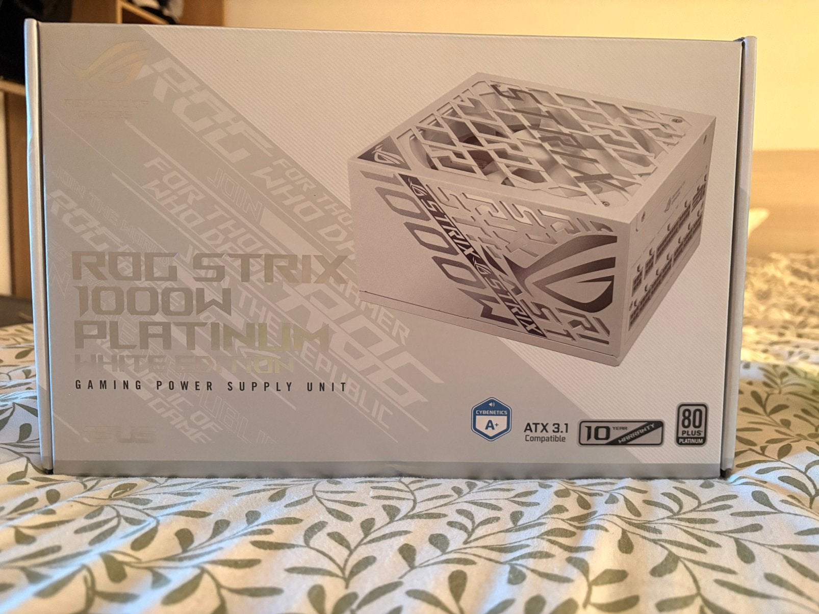 ASUS ROG STRIX 1000W PLATINUM WHITE EDITION, Enlèvement, Comme neuf