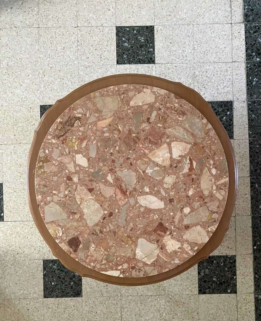 Table basse avec marbre, Enlèvement