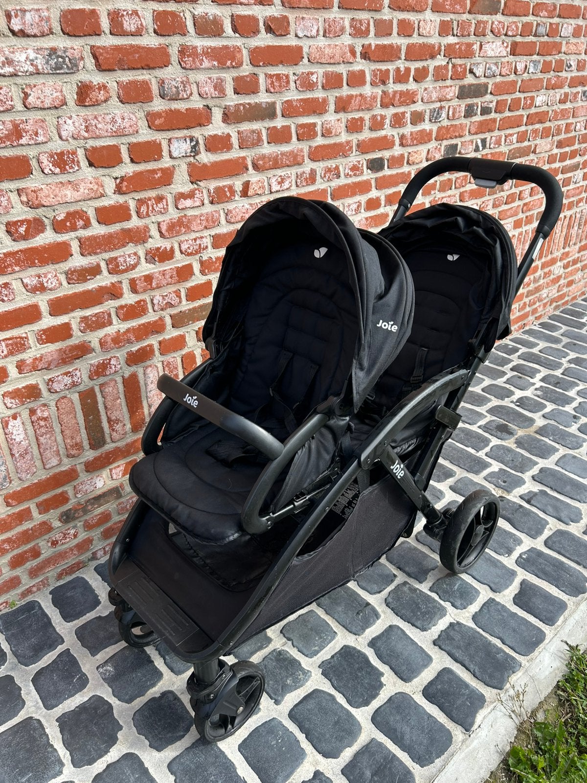 Dubbele kinderbuggy, Kinderen en Baby's, Ophalen of Verzenden, Zo goed als nieuw