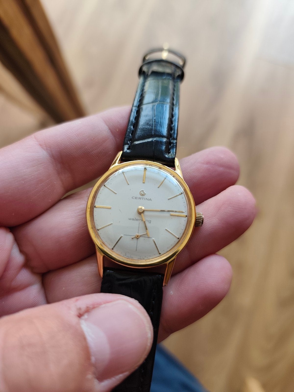 Montre Certina, Ophalen of Verzenden, Goud, Goud