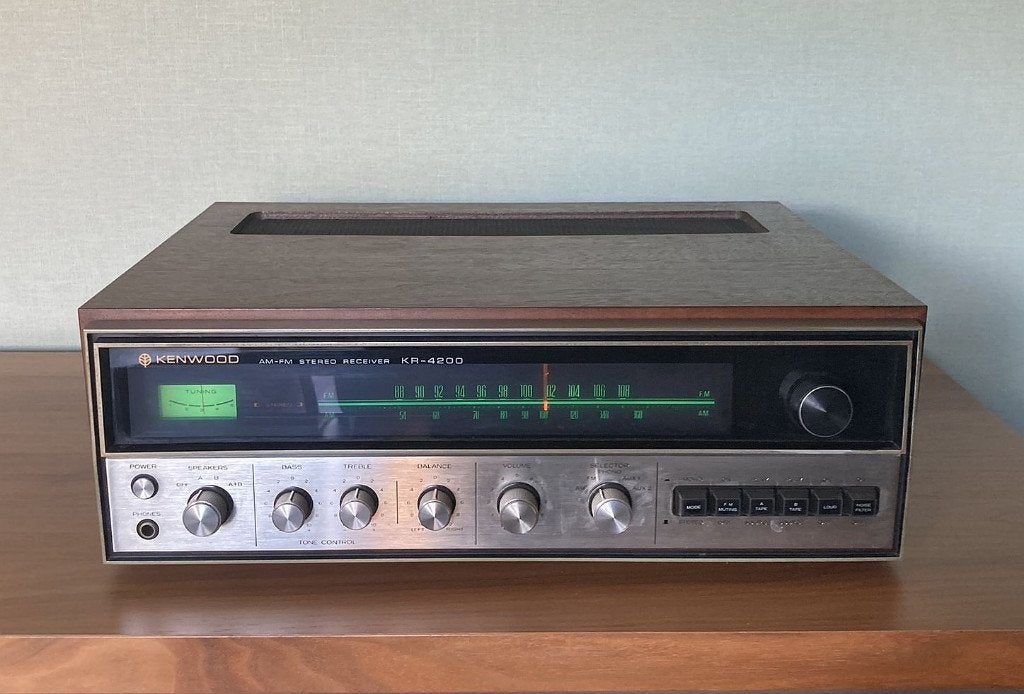 Kenwood KR-4200 AM/FM stereo receiver, Audio, Tv en Foto, Versterkers en Ontvangers, Overige merken, Gebruikt, Ophalen of Verzenden