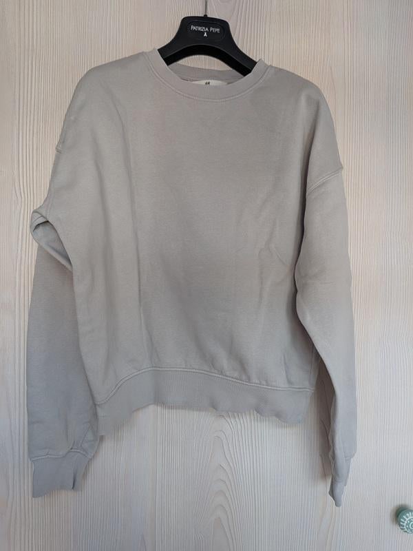 H&M - pull sweat court / crop fille - taille 164 (14 ans), Kinderen en Baby's, Kinderkleding | Maat 164, Ophalen, Zo goed als nieuw