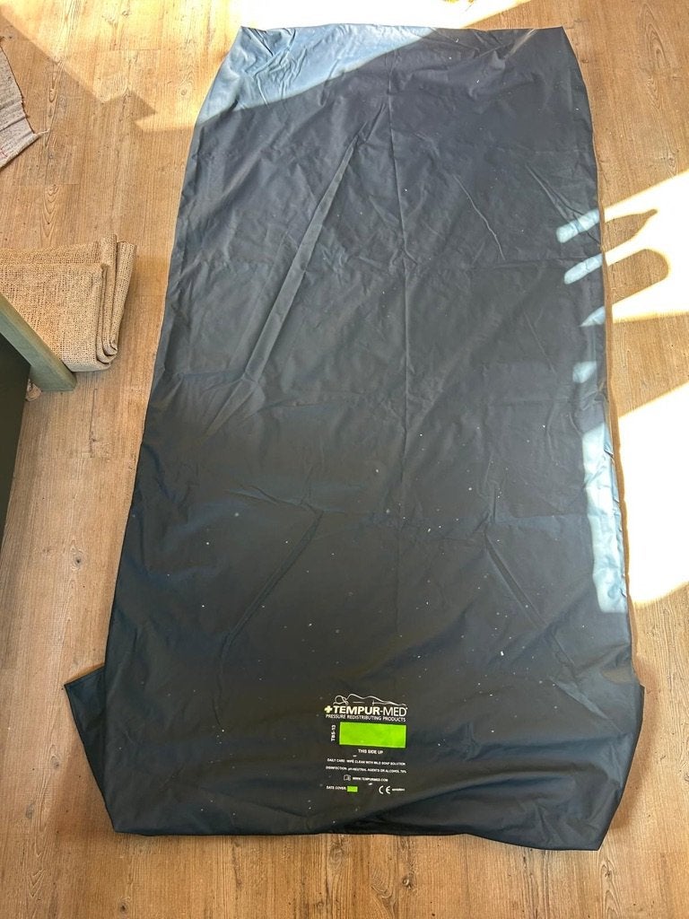 tempur afritsbare matrasbeschermer, Ophalen, Blauw, Matrasbeschermer, Overige materialen