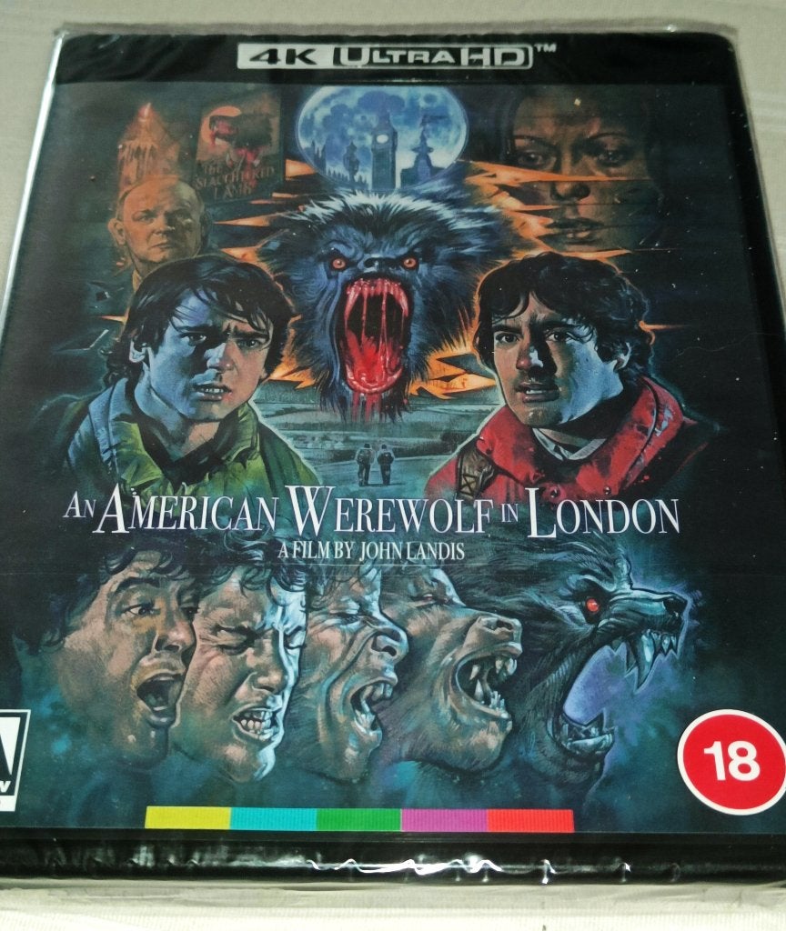 An American Werewolf in London 4K Ultra HD, CD & DVD, Blu-ray, Avec suppléments, À partir de 18 ans, Anglais, Horreur