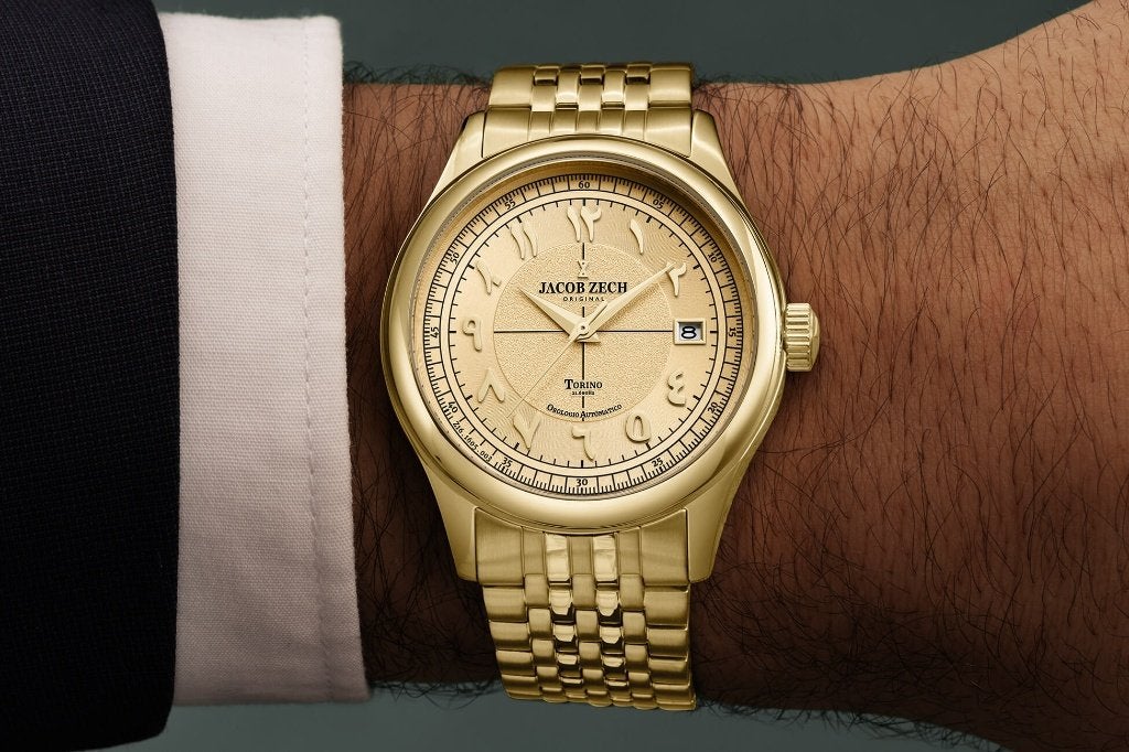 Jacob Zech Torino Limited Edition Nummer 2! SEIKO Nieuw!, Enlèvement ou Envoi, Étanche, Neuf, Jaune
