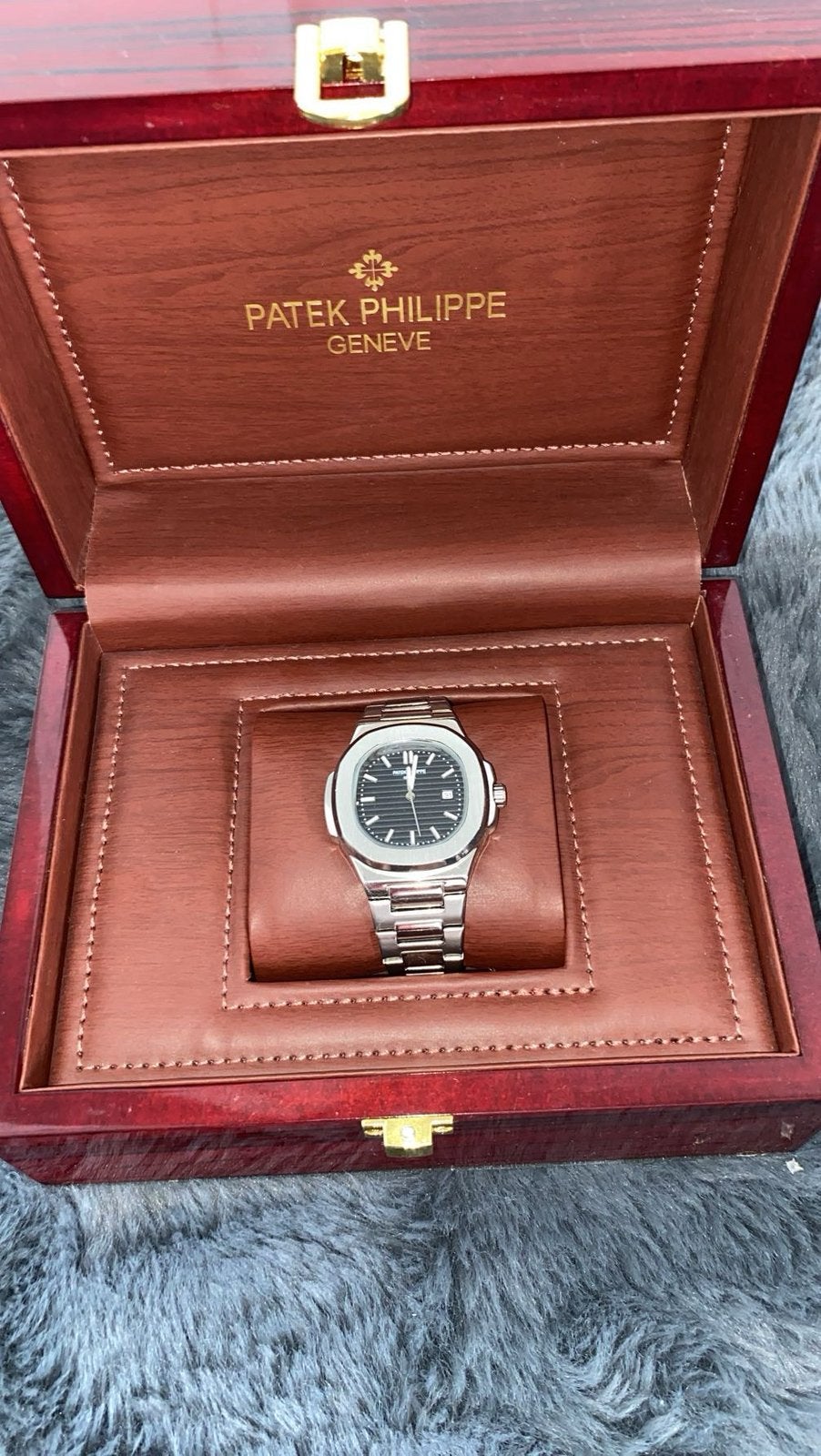 Patek phillipe horloge heren te koop!!, Overige merken, Staal, Polshorloge, Nieuw