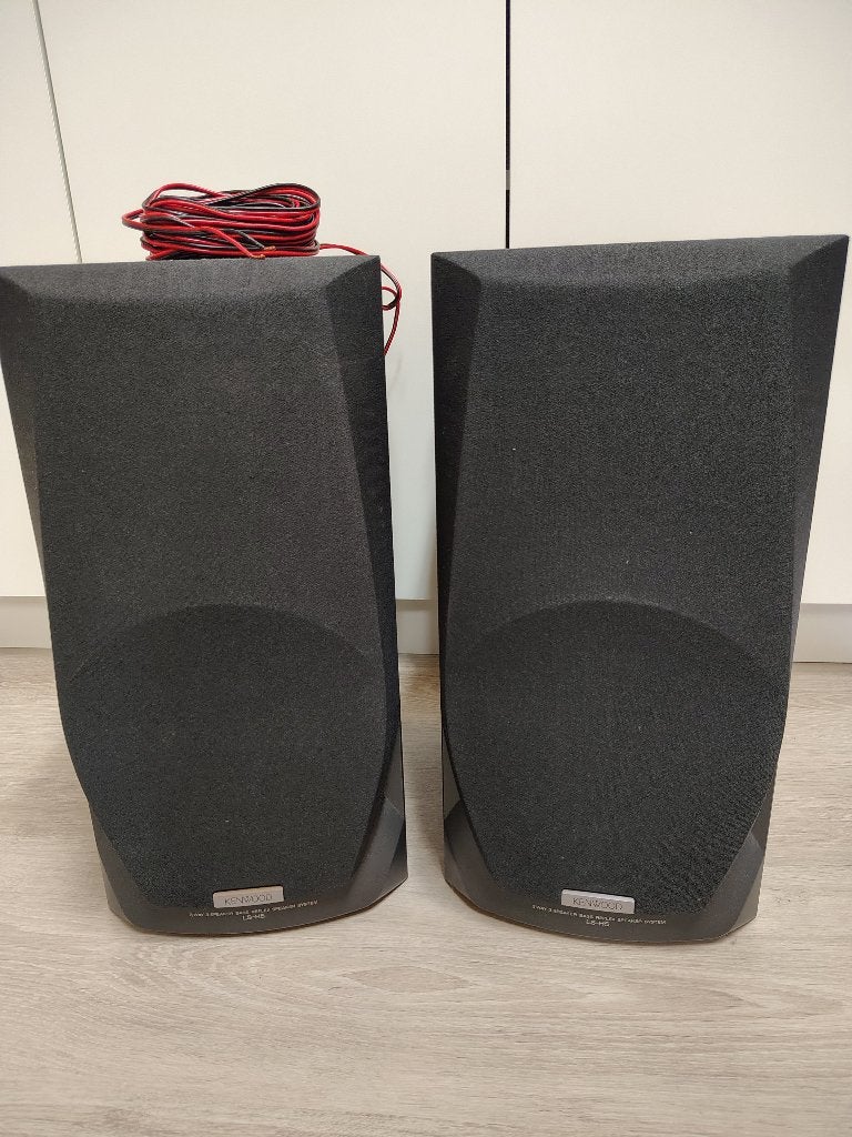Set van 2 luidsprekers Kenwood, Autres marques, Câbles inclus, Kit d'enceintes, 60 à 120 watts