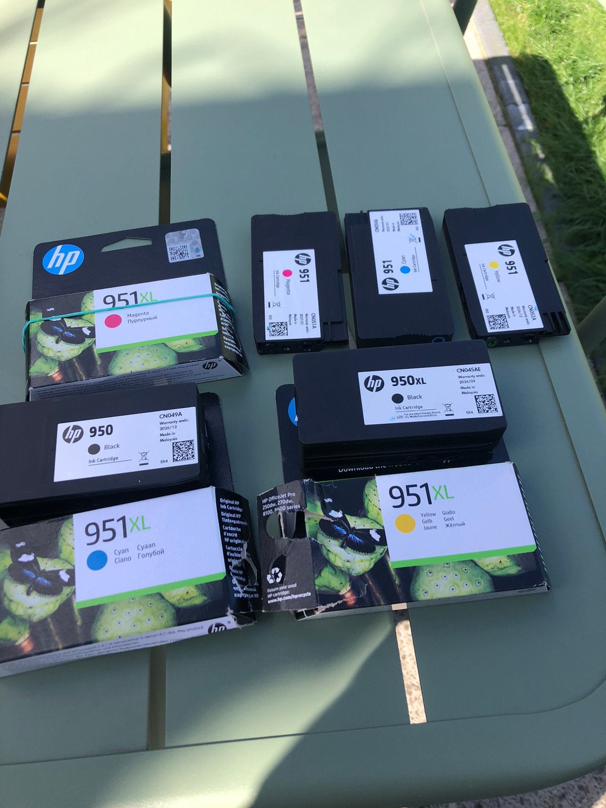 Originele HP Cartrigdes 951XL en 950 • ongebruikt, Enlèvement ou Envoi, Neuf
