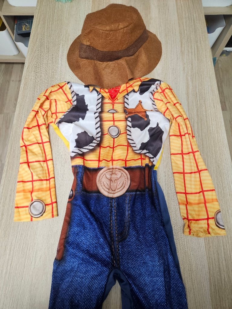 Verkleedkleding toy story 128, Collections, Disney, Enlèvement, Comme neuf