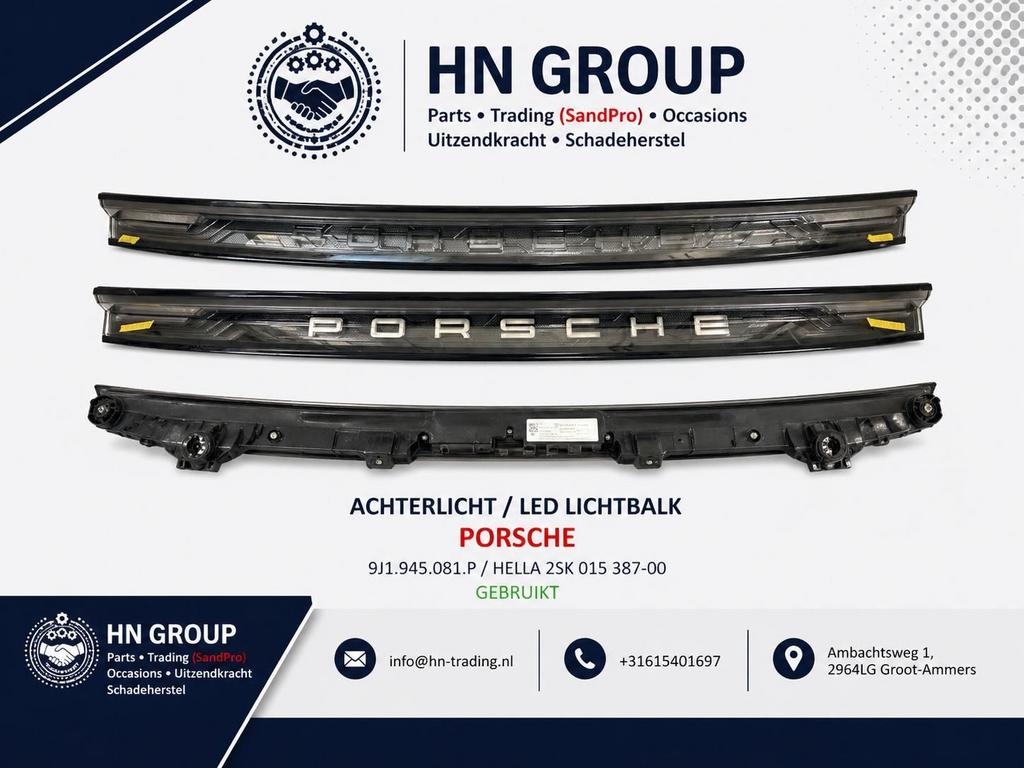 Achterlicht LED Lichtbalk Porsche 9j1945081P, Auto-onderdelen, Gebruikt, -, -, Ophalen of Verzenden