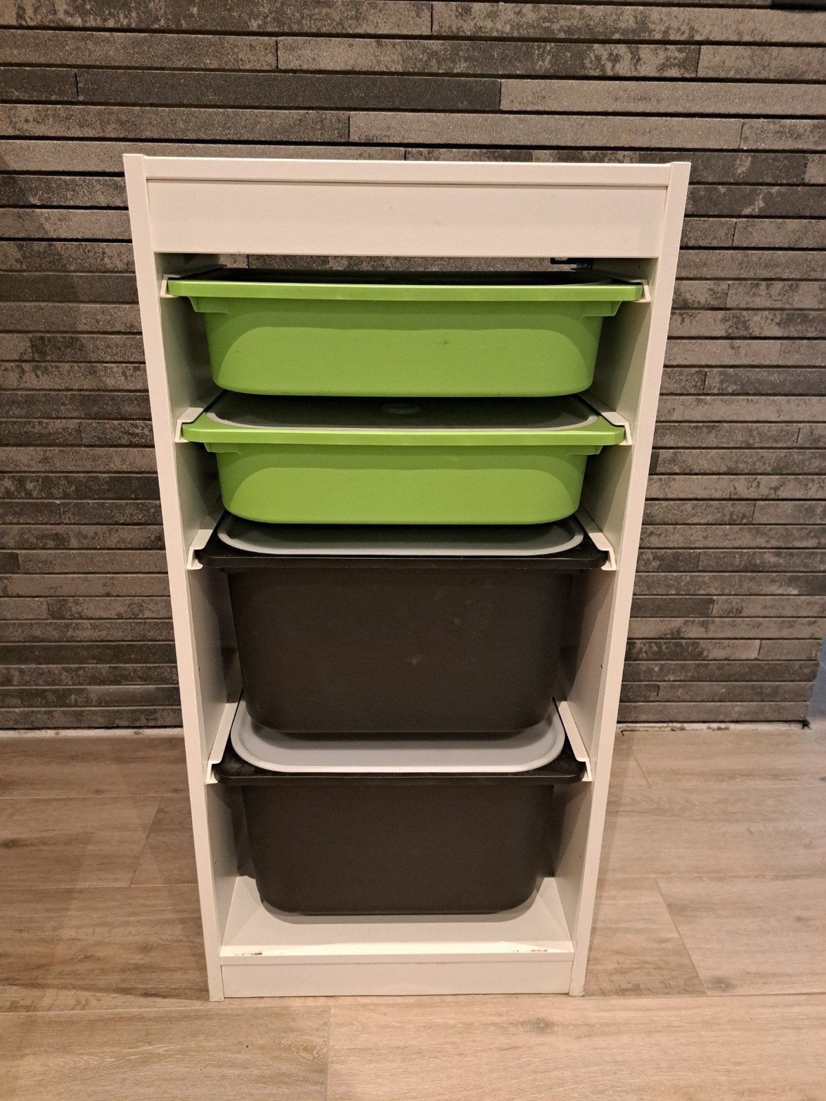 Trofast kast Ikea 2 stuks, Ophalen, Gebruikt, 200 cm of meer, 75 cm of meer