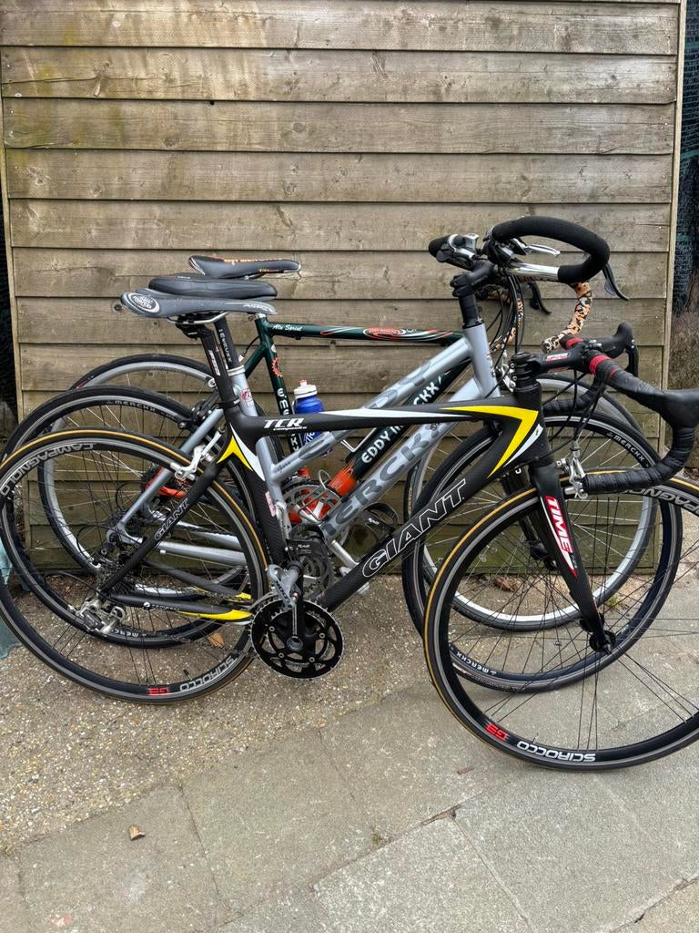 Tcr giant maat M campagnolo record, Fietsen en Brommers, Fietsen | Racefietsen, Ophalen, Zo goed als nieuw, Giant