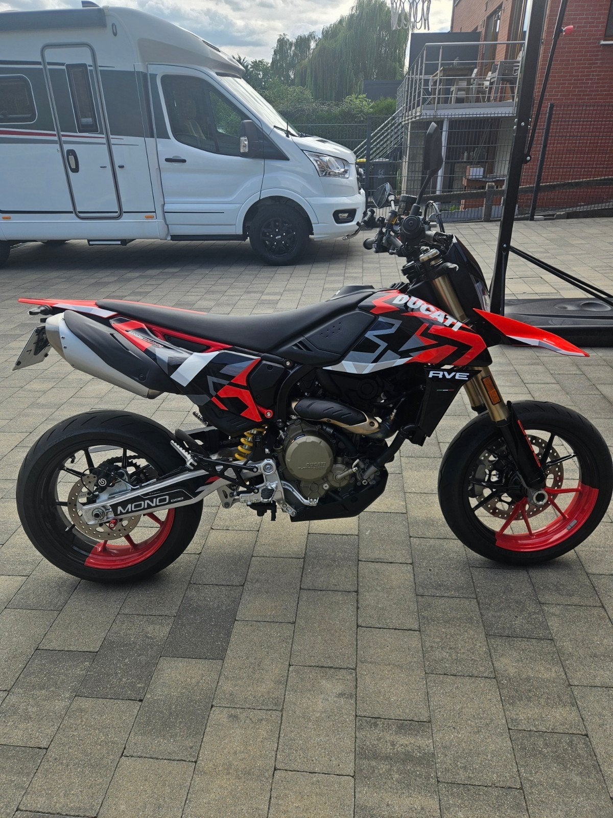 ducati hypermotard 698 rve de 2025 1565km., Motos, Enlèvement, Utilisé