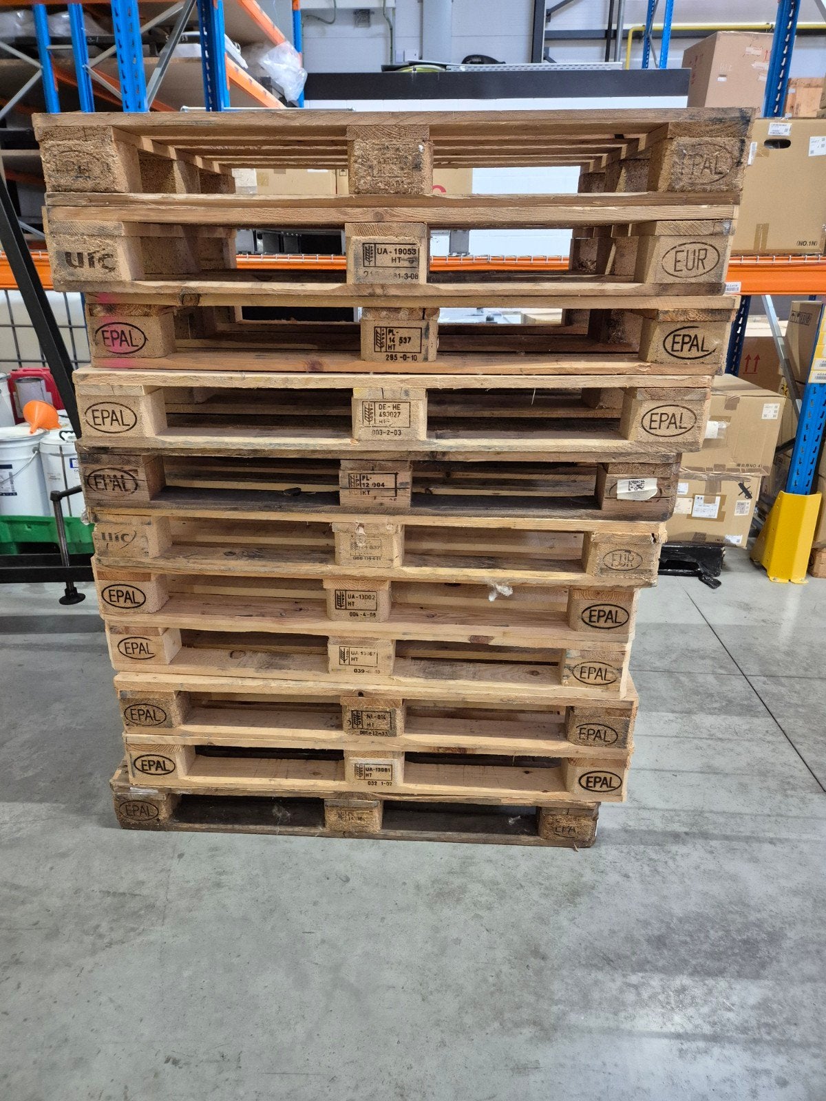 11 europallets, Bricolage & Construction, Enlèvement