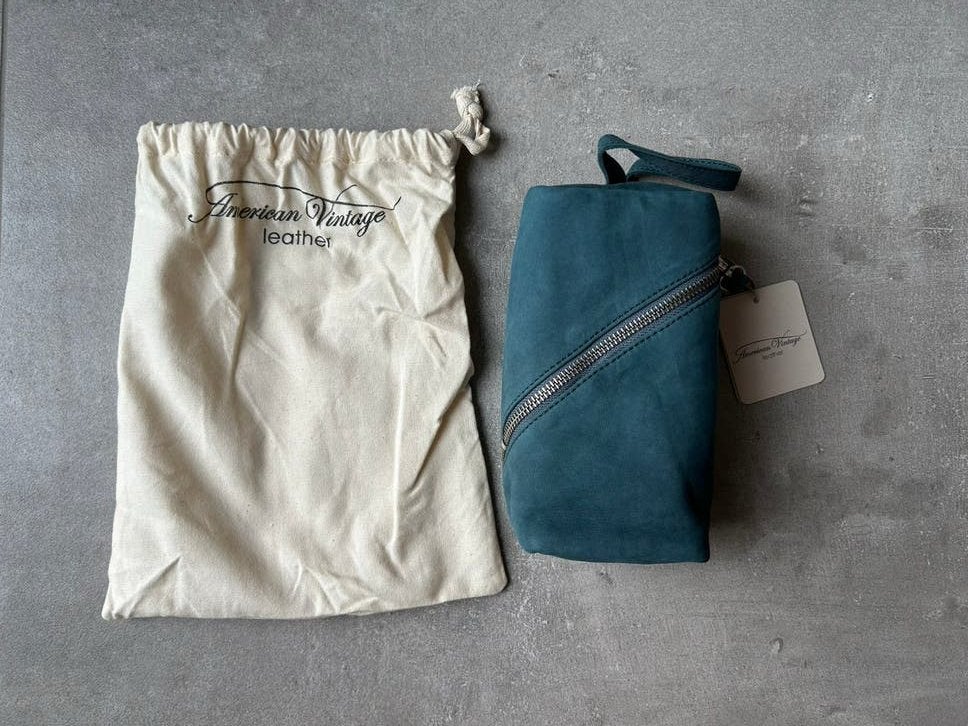 American Vintage - Clutch blauw. Nieuw, Ophalen of Verzenden