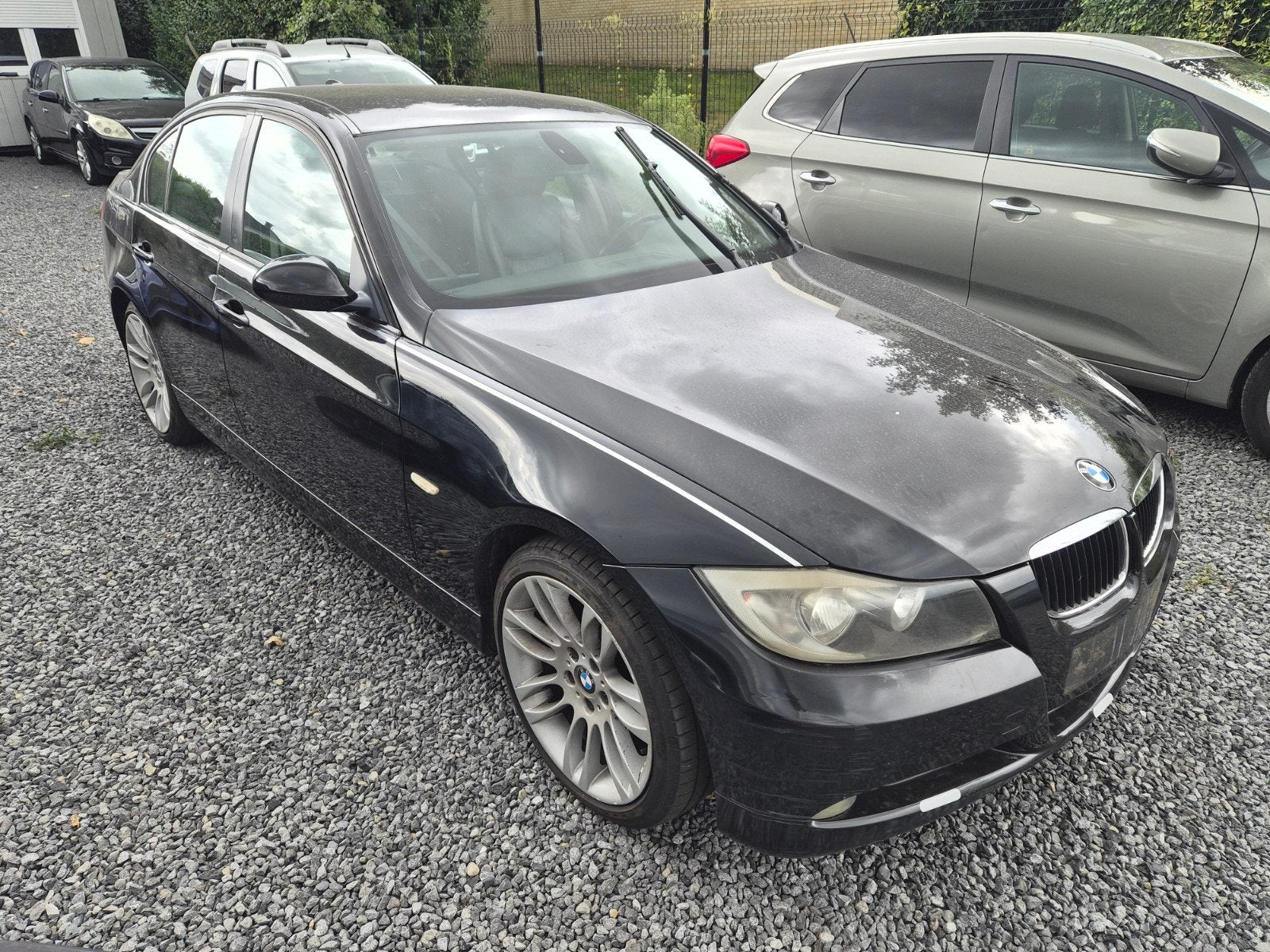BMW 320i E90 Benzine, Auto's, BMW, Zwart, Zwart, 5 deurs, Euro 4