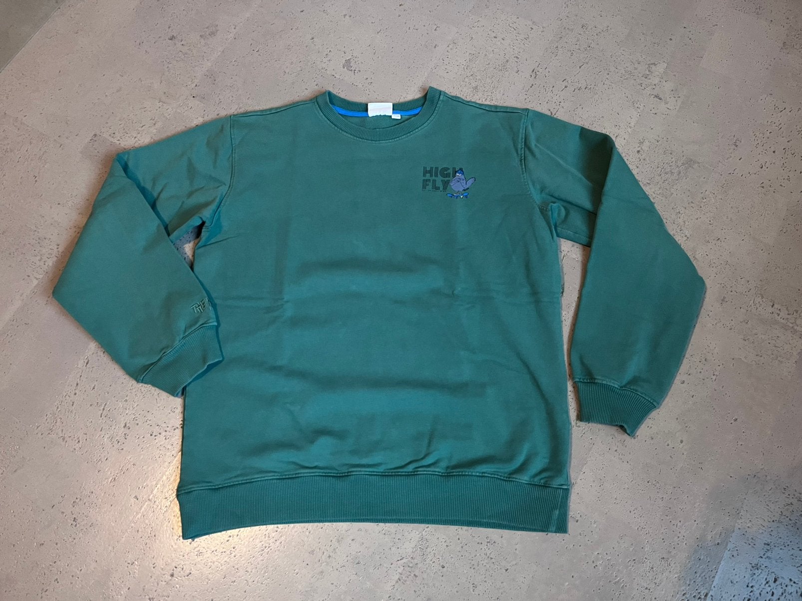 Groene trui The New maat 13/14 jaar, Ophalen of Verzenden, Gebruikt, Jongen of Meisje, Trui of Vest