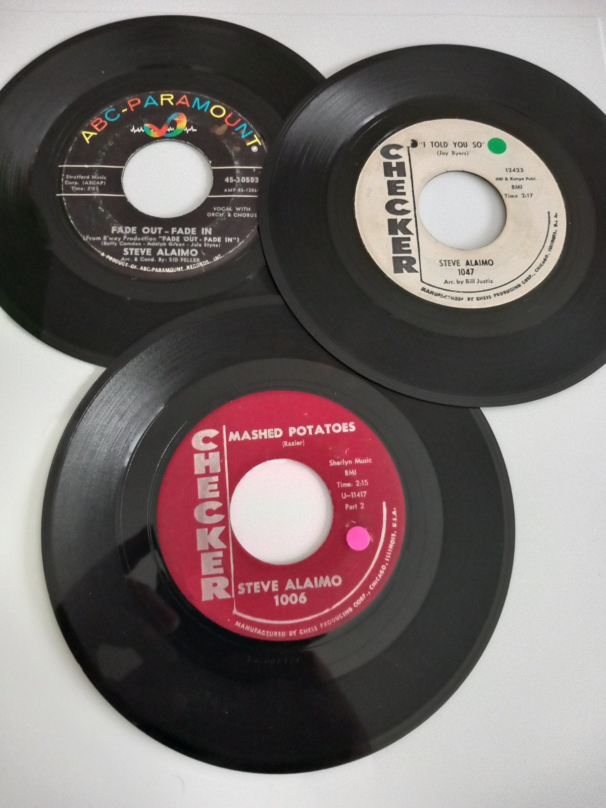 STEVE ALAIMO. FUNK. POPCORN BALLADE. USA 3 X 45T, Enlèvement ou Envoi