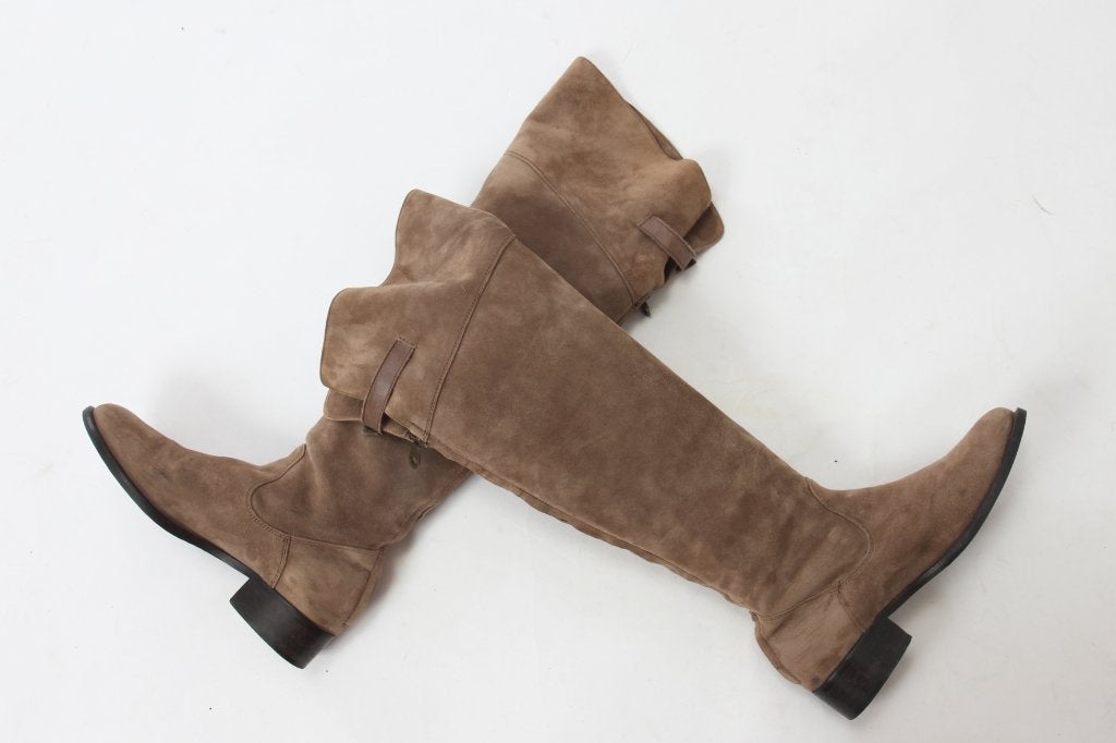 Overknee daimleder laarzen MALLY  39, Enlèvement ou Envoi, Mally, Brun, Porté