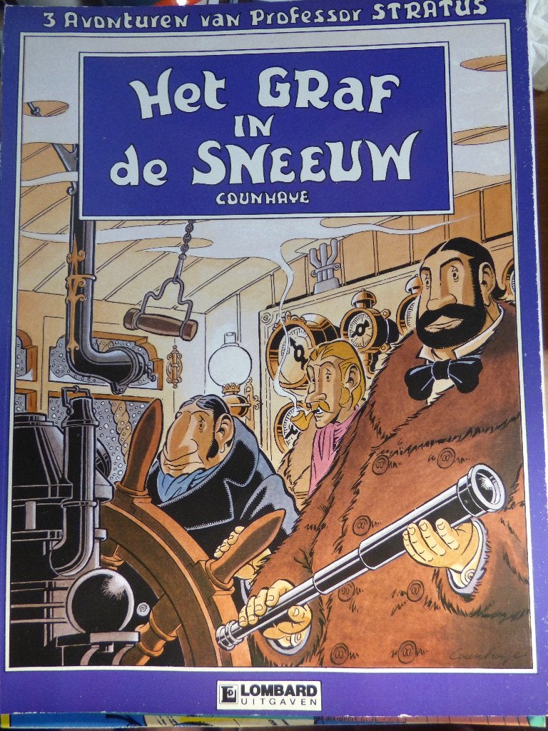 3 avonturen van professor stratus , het graf in de sneeuw, Boeken, Stripverhalen, Ophalen of Verzenden