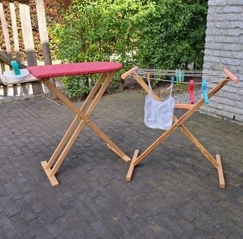 speelgoed strijkplank en droogrekje met toebehoren, Ophalen