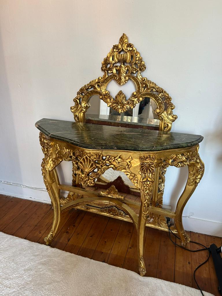 Console avec miroir ancien, Ophalen