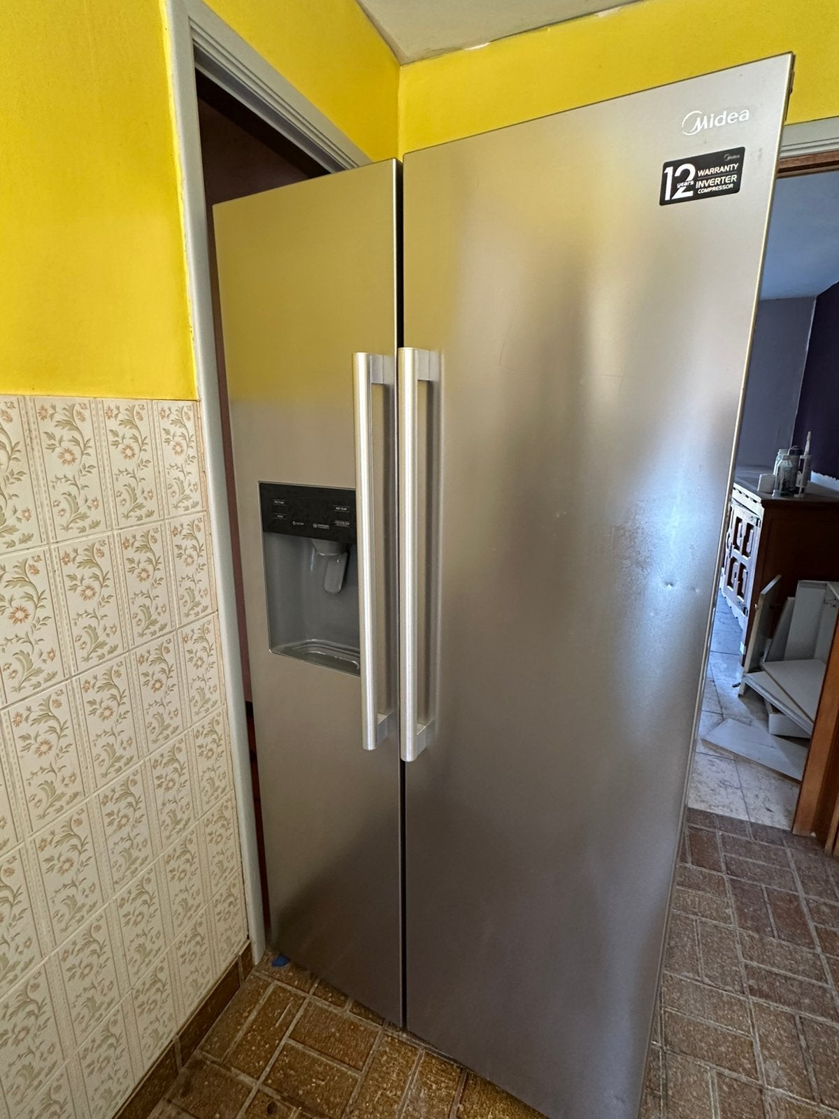 Frigo americain Midea, Electroménager, Enlèvement, Utilisé