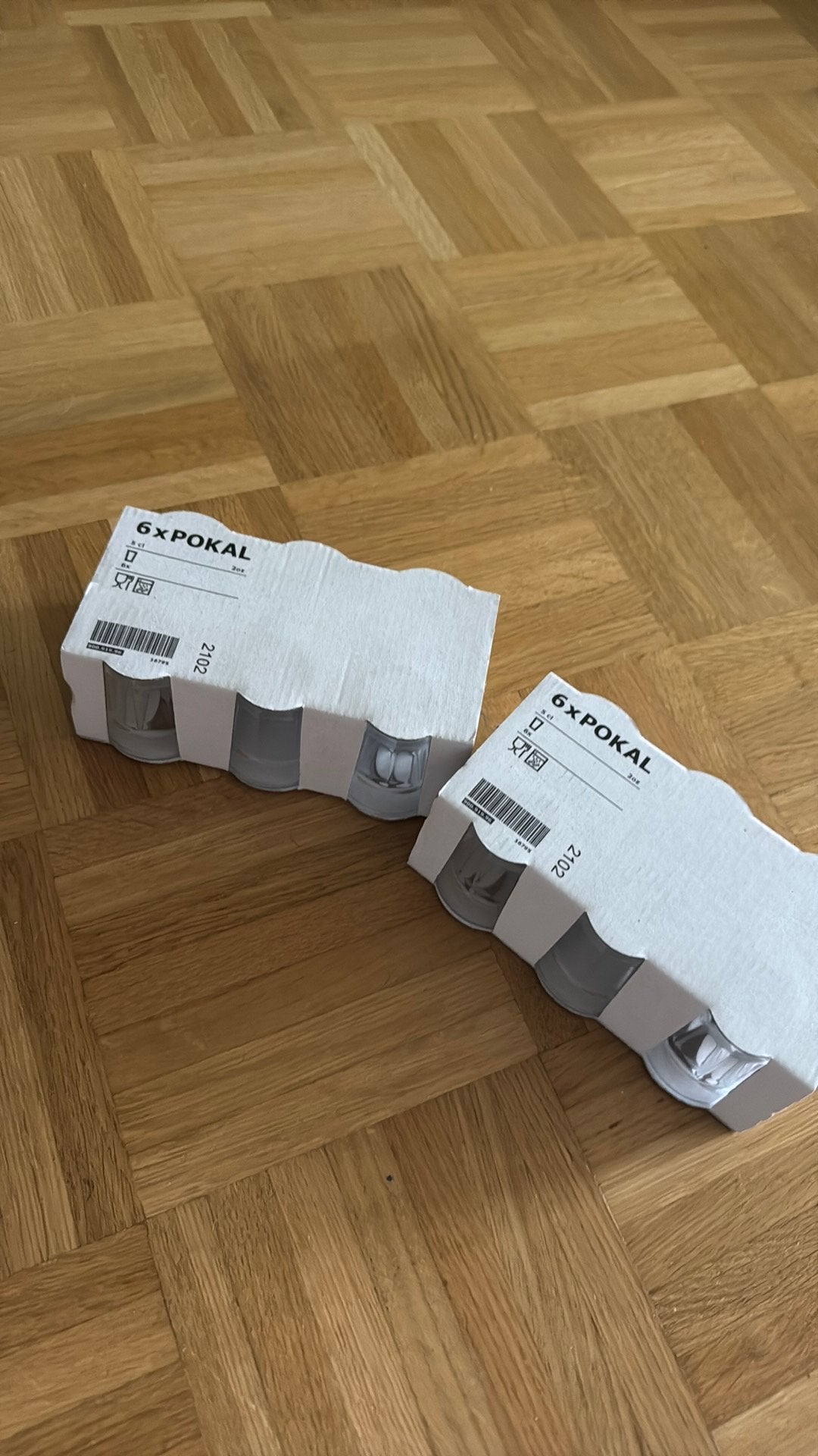 Pokal shotglaasjes ikea 12x, Enlèvement ou Envoi, Neuf, Verres et Verres à shot