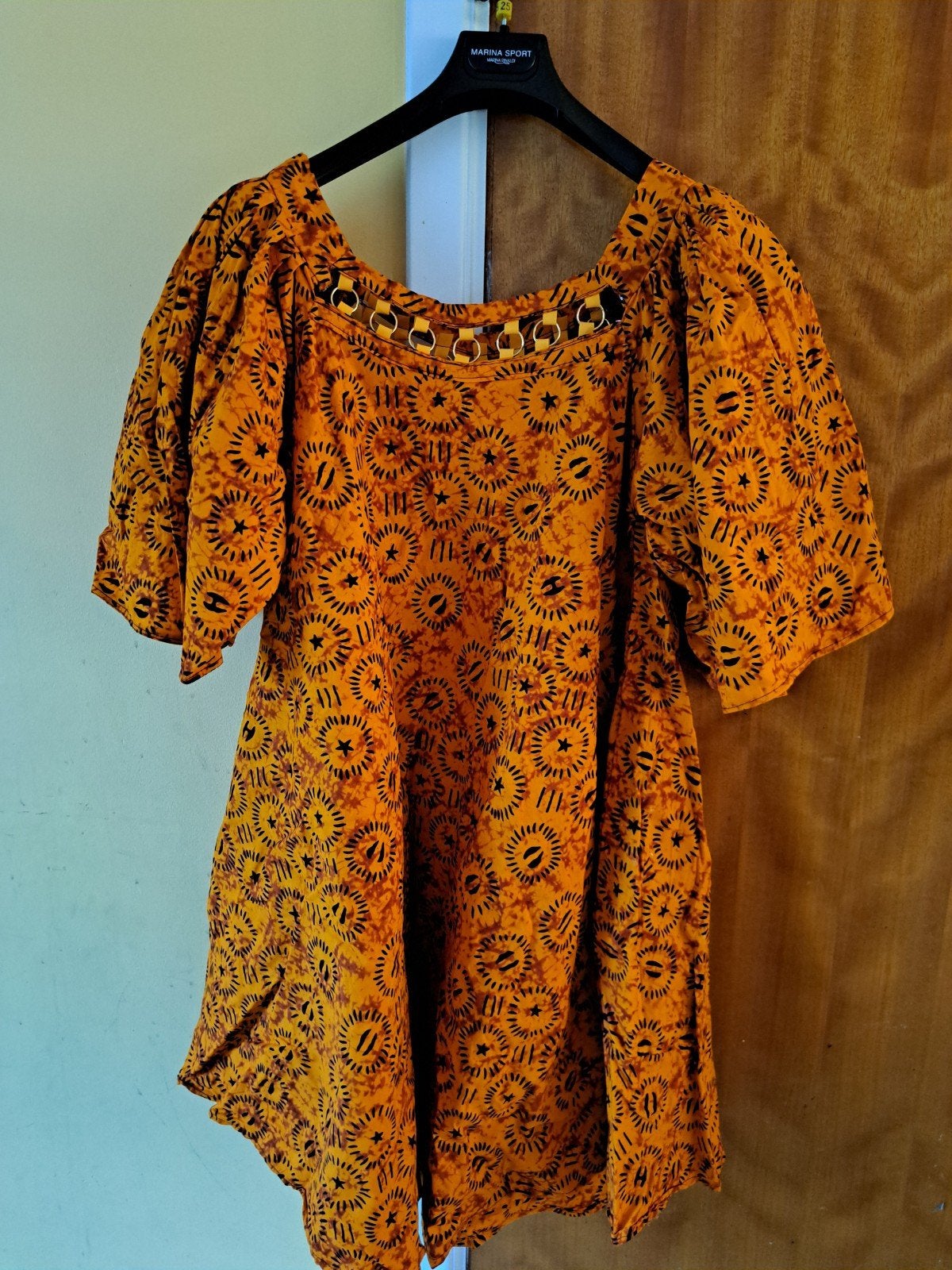 mooie losse jurk met waxstof, Kleding | Dames, Ophalen of Verzenden, Jurk