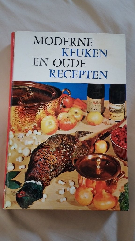 vintage kookboek: moderne keuken en oude recepten, Ophalen of Verzenden, Gelezen