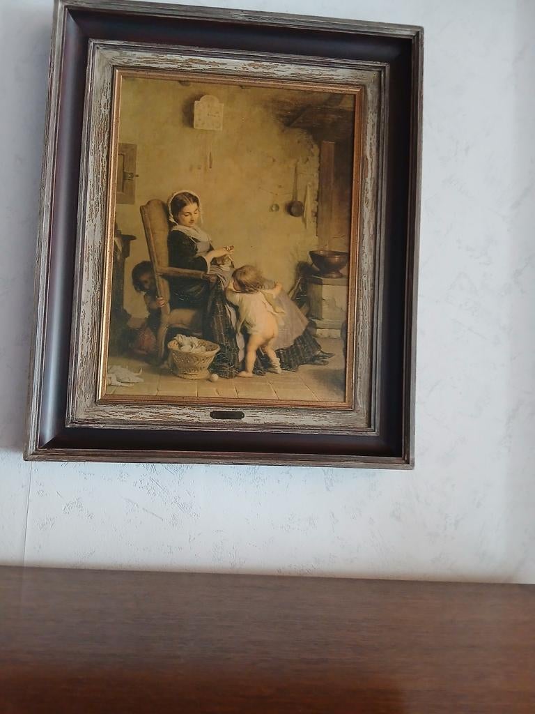 Decoratief Reproductie schilderij, Antiek en Kunst, Ophalen