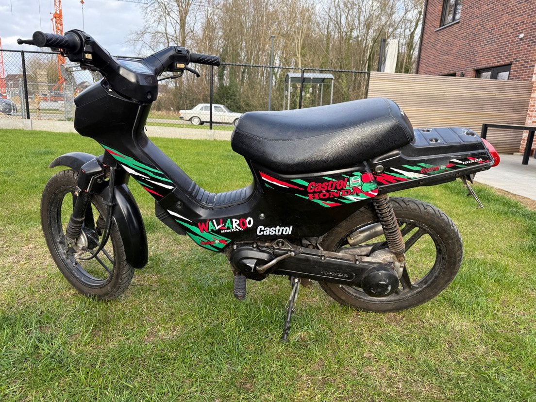 Brommer Wallaroo A klasse, Fietsen en Brommers, Brommers | Honda, Ophalen, Gebruikt, Klasse A (25 km/u), 50 cc