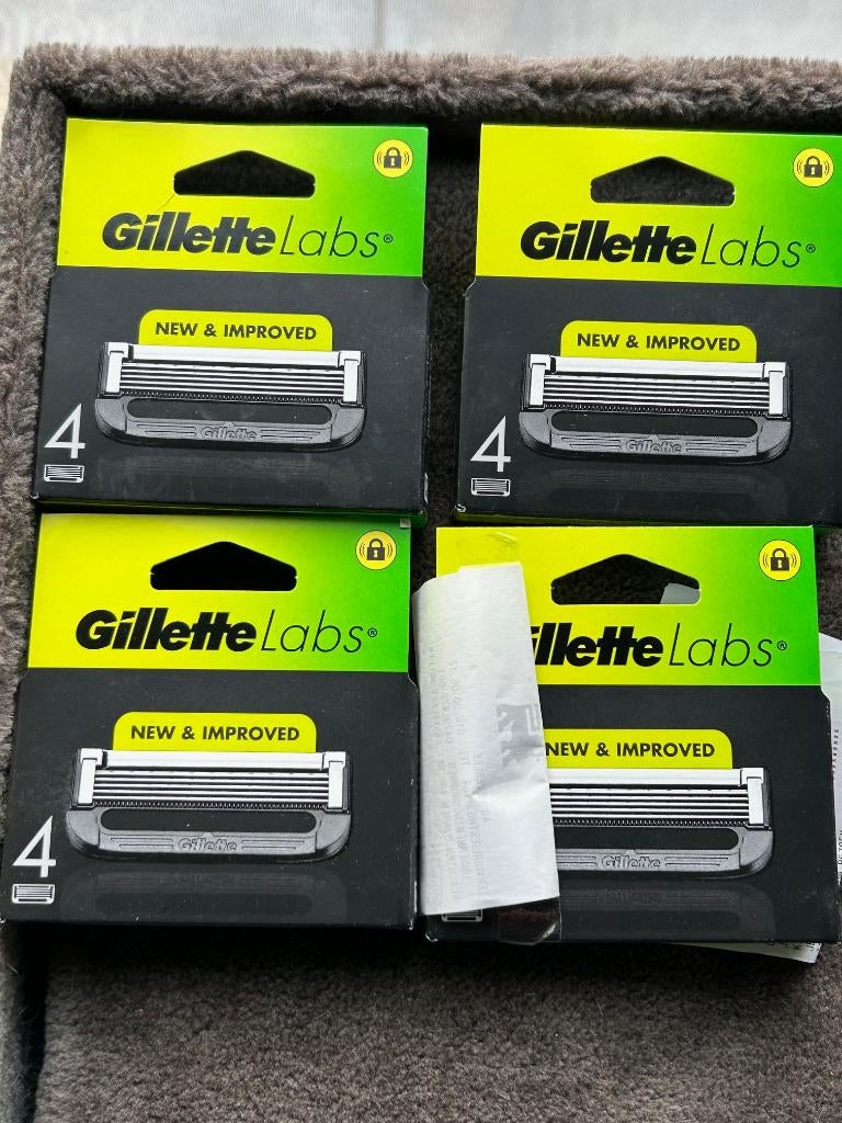Gillette Labs  4 packs de 4 lames de rasoir, Enlèvement ou Envoi, Neuf