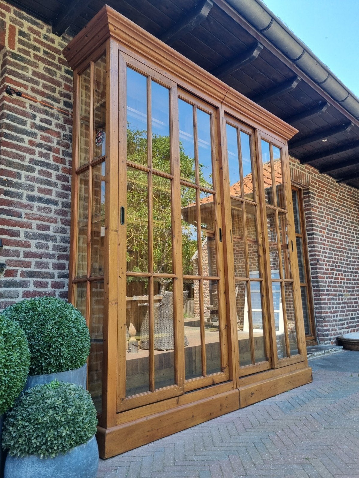 Buffet/vitrine en teck LIVRAISON GRATUITE