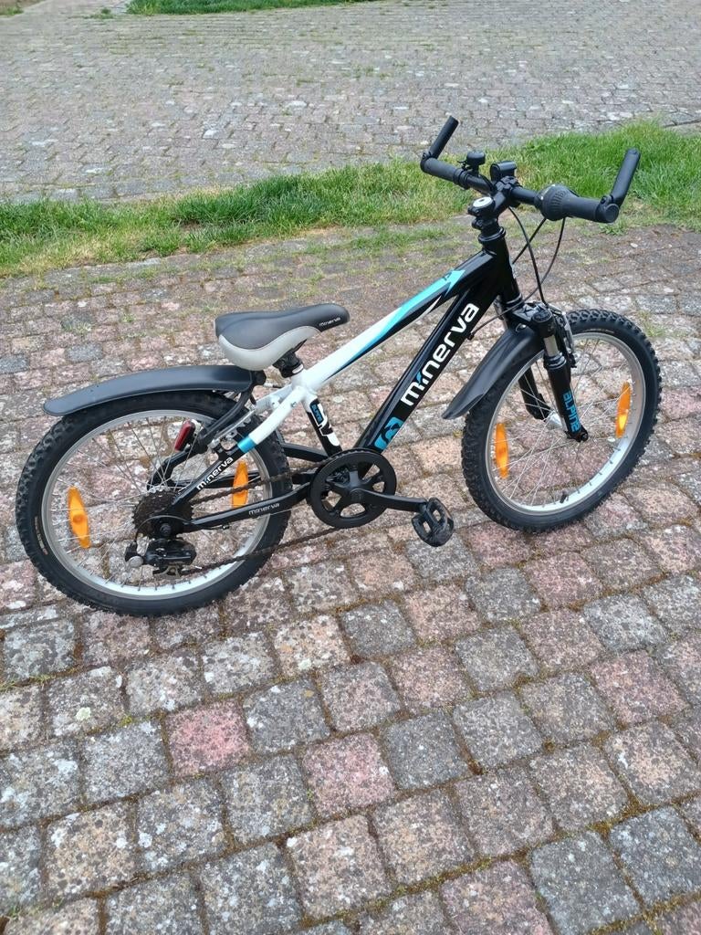 Kinder MTB 20 inch Minerva, Fietsen en Brommers, Ophalen, Gebruikt, Velgrem, Versnellingen