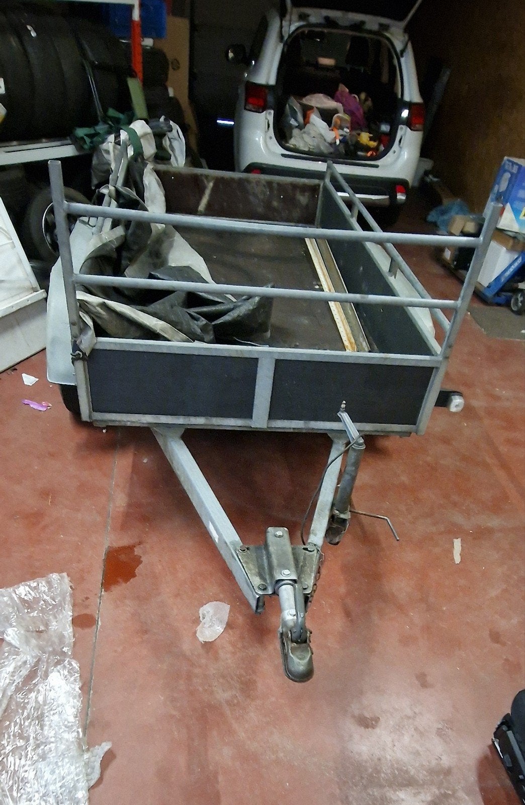 aanhangwagen dubbelasser 250x 130 cm  / ongeremd, Enlèvement